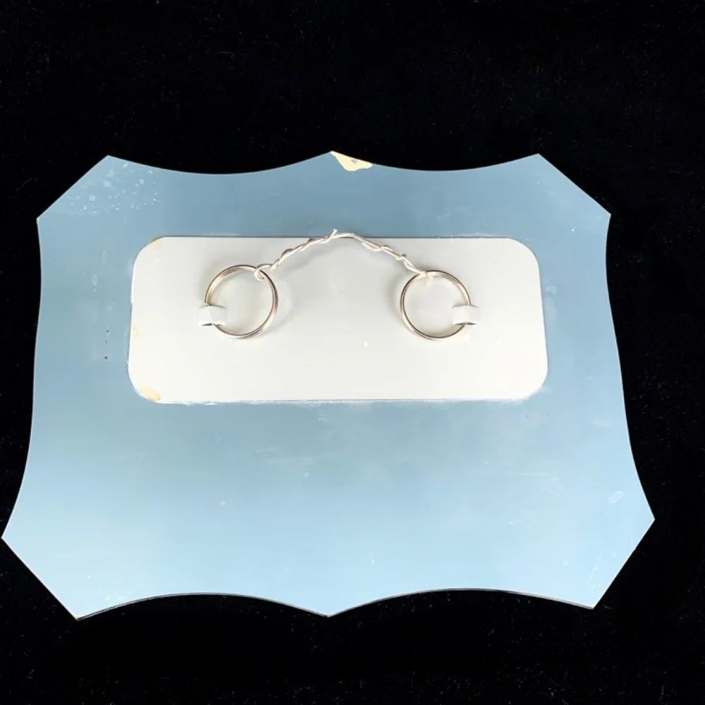 Sheild Shaped and Beveled Glass Wall Mirror 10 X 8 in Horizontal Decor Gallery